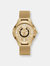 Puma Women's Reset P1008 Gold Stainless-Steel Quartz Fashion Watch - Gold
