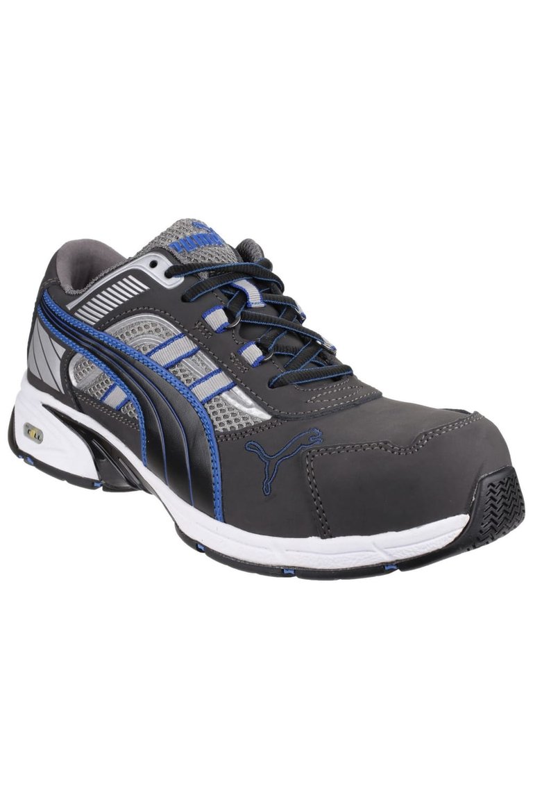 Safety Mens Pace Blue Lace Up Safety Shoes - Blue - Blue