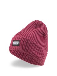Unisex Adult Ribbed Cuff Classic Beanie - Orchid - Orchid
