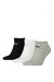 Unisex Adult Trainer Socks - Gray / Black / White - Gray / Black / White