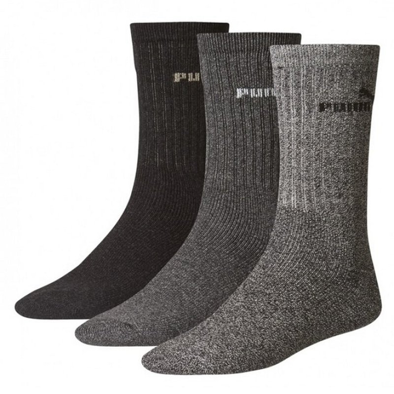 Puma Unisex Adults Crew Socks In Grey