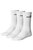 Unisex Adults Crew Socks - White - White