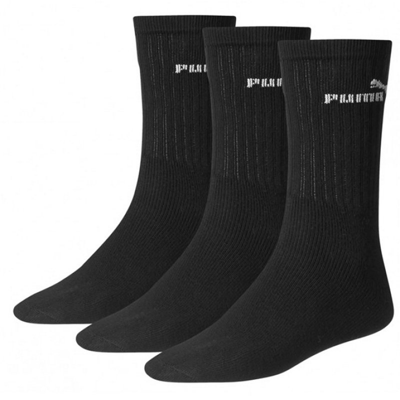 Puma Unisex Adults Crew Socks In Black