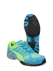 Womens/Ladies Charge Low Safety Trainers - Blue/Lime Green