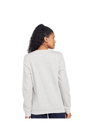 Womens/Ladies ESS Logo Sweatshirt - Light Gray Heather