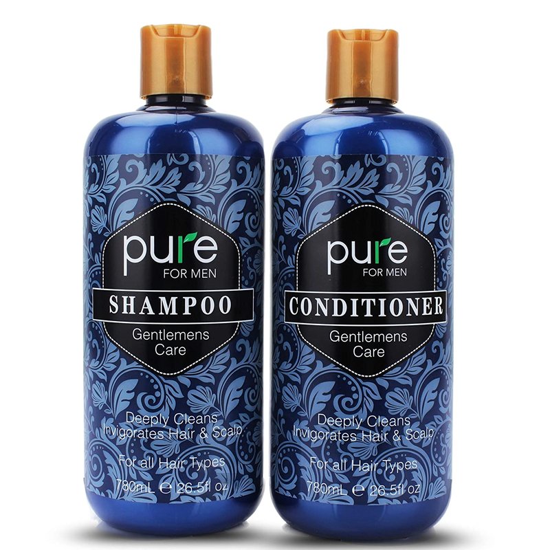 Pure Parker Mens Shampoo And Conditioner Set For Men Daily Hair Care