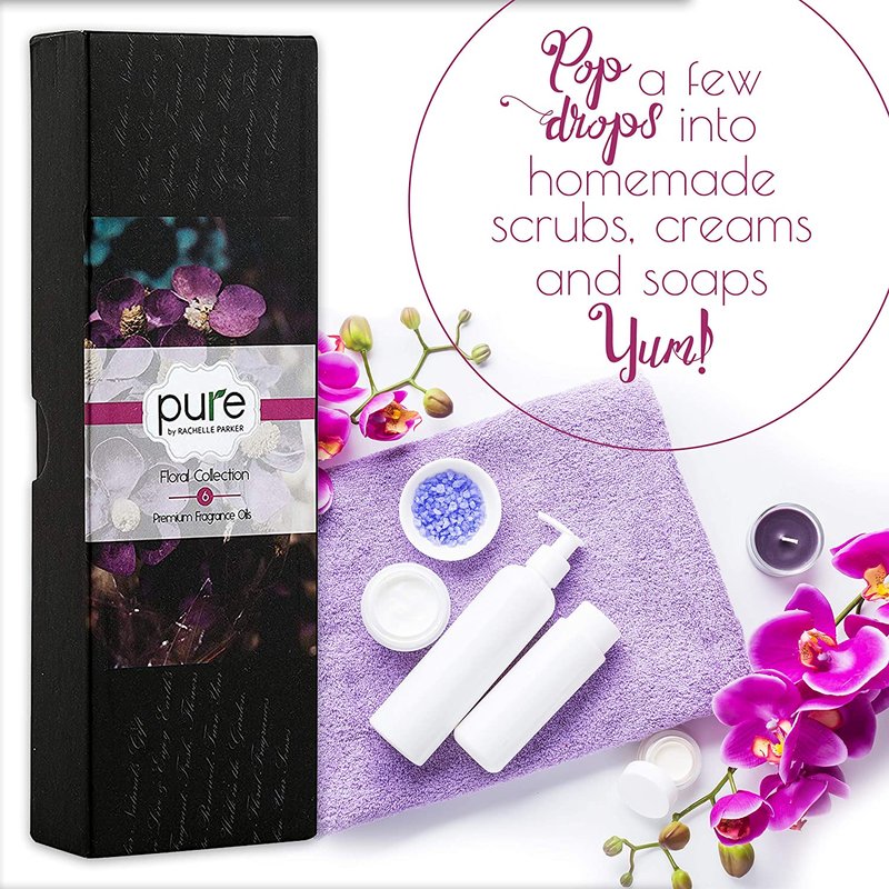 Shop Pure Parker Premium Grade Floral Fragrance Oil 6pc Set