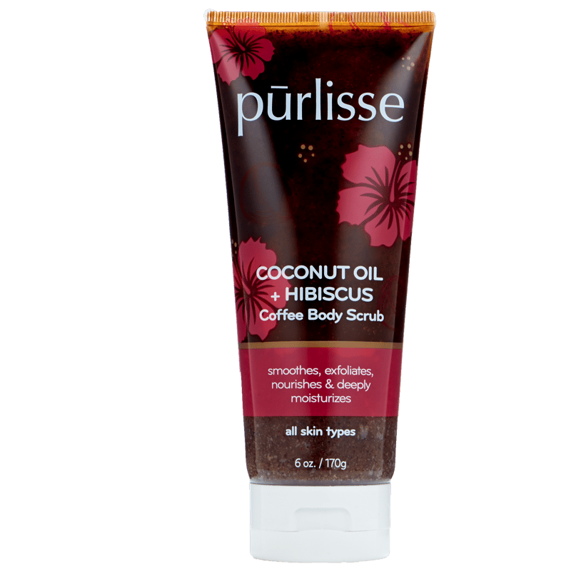 Purlisse Coconut Oil + Hibiscus Coffee Body Scrub