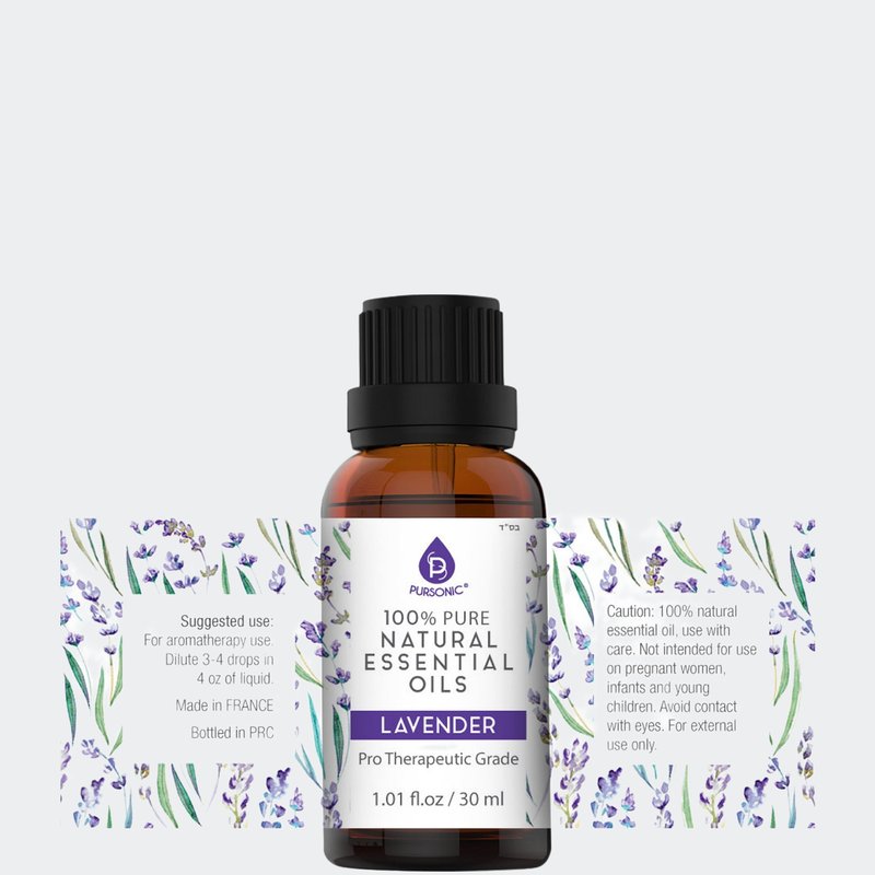 Shop Pursonic 100% Pure & Natural Lavender Essential Oils