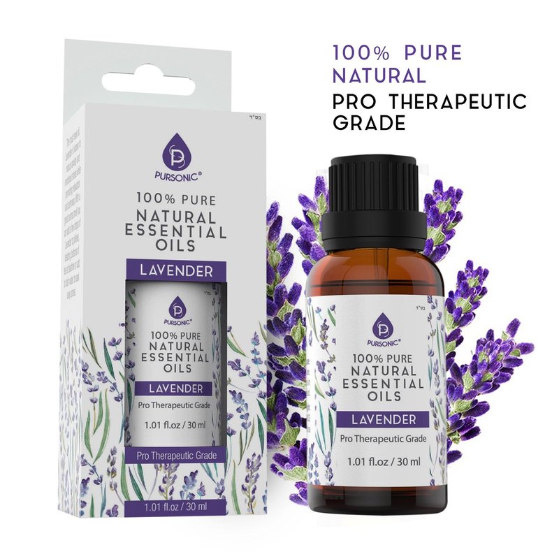Pursonic 100% Pure & Natural Lavender Essential Oils