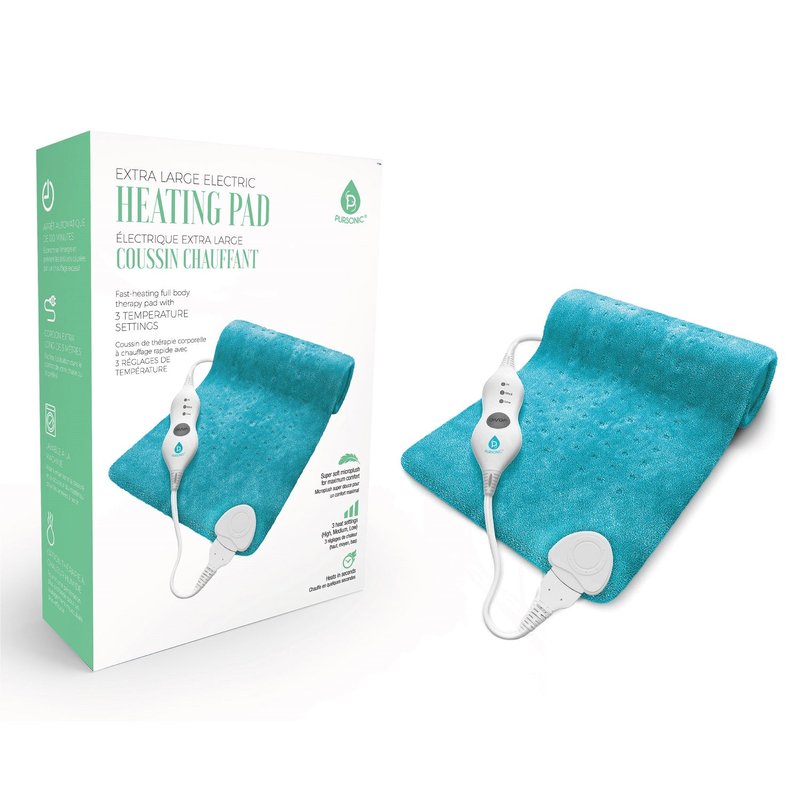 Pursonic Electric Heating Pad In Blue