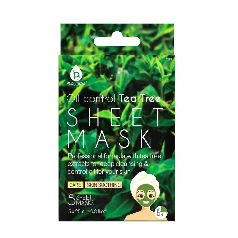 Pursonic Oil Control Tea Tree Sheet Mask