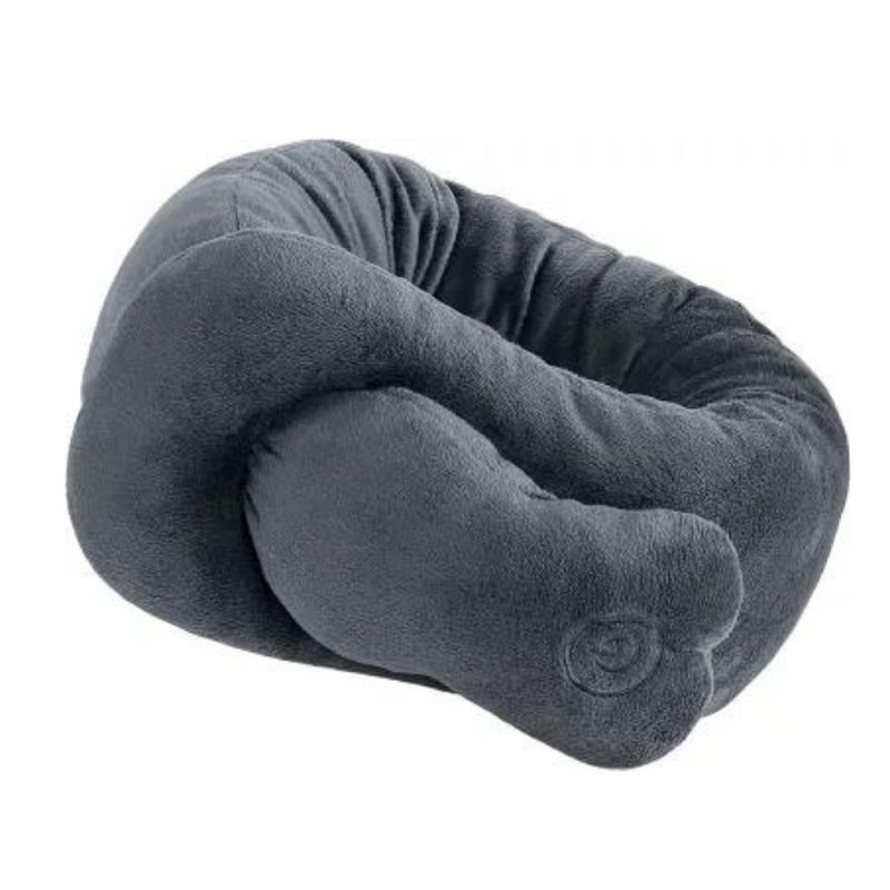 Pursonic Portable Neck & Shoulder Adjustable Massaging Wrap In Grey