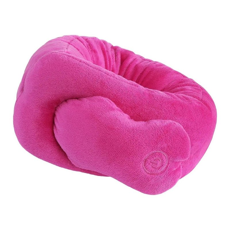 Pursonic Portable Neck & Shoulder Adjustable Massaging Wrap In Pink
