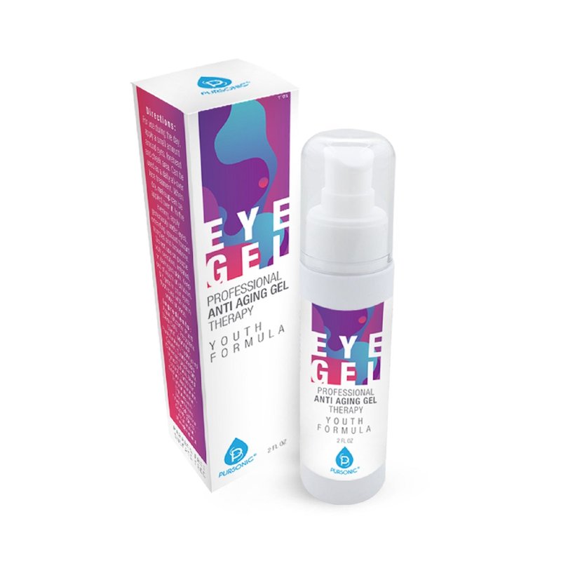 Pursonic Professional Anti Aging Eye Gel 2 oz In White