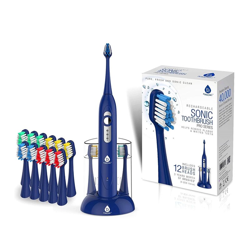 Pursonic Spm Sonic Movement Rechargeable Electric Toothbrush In Blue