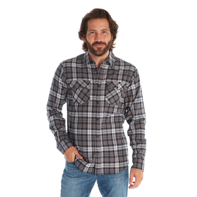 Px Ray Flannel Shirt In Blue