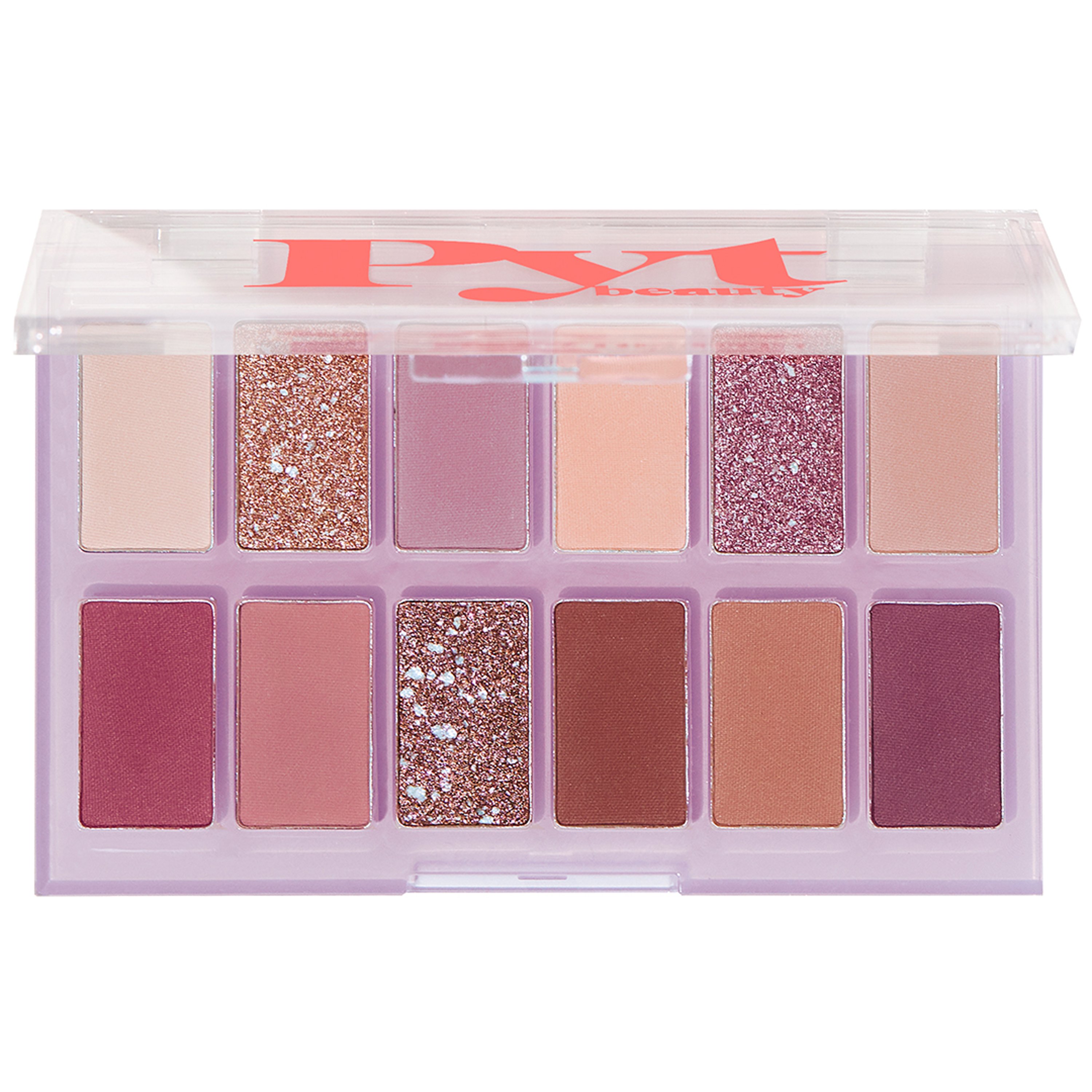 PYT BEAUTY PYT BEAUTY THE UPCYCLE EYESHADOW PALETTE / ROWDY ROSE NUDE