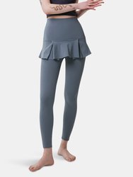 Powder Skirt Leggings (2colors) - Blue Grey