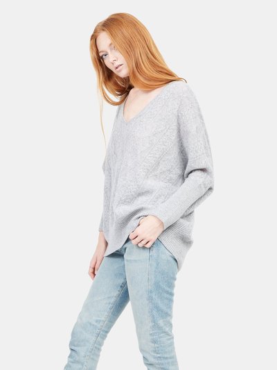 Quinn Cashmere Cable Oversized Sweater product
