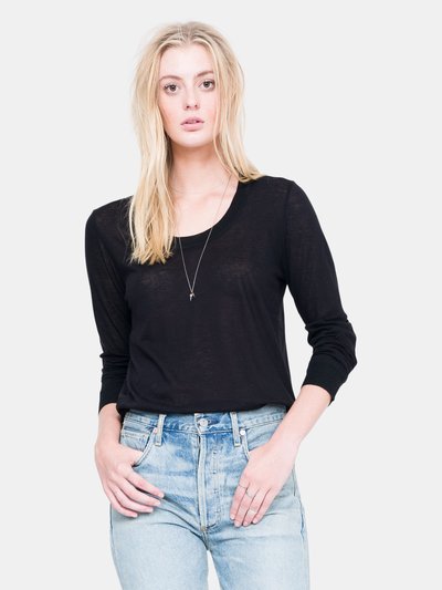 Quinn Lucille Knit Jersey with Cashmere Elbow Pads product