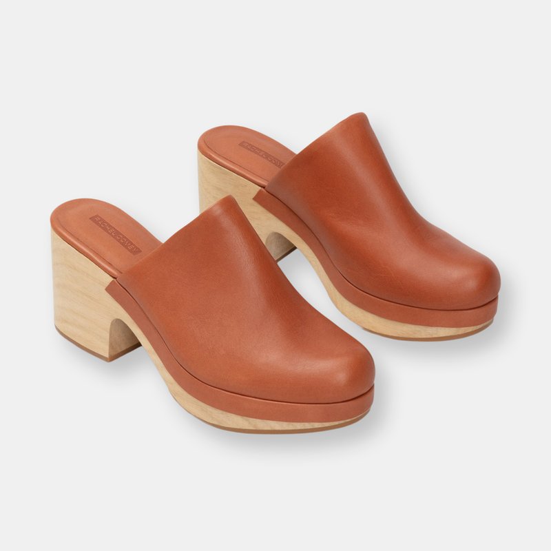 Rachel Comey Bose Clog With Carved Wood Heel In Natural