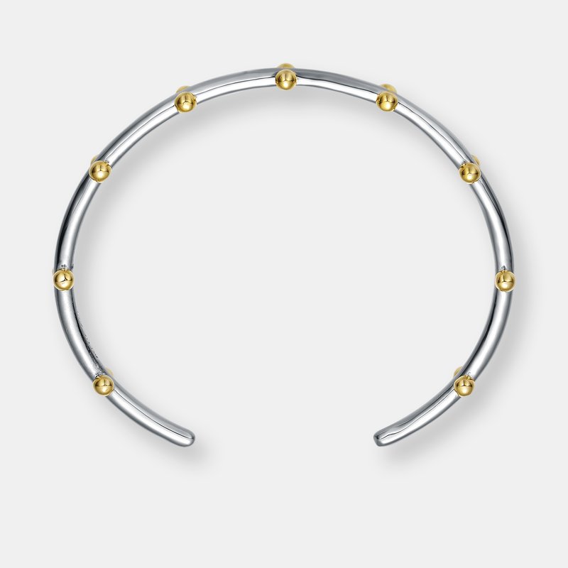 Shop Rachel Glauber 14k Gold Plated Cuff Bracelet