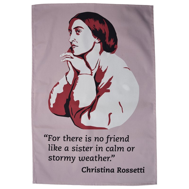 Radical Tea Towel Christina Rossetti Tea Towel