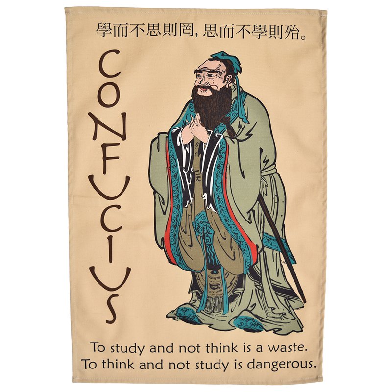 Radical Tea Towel Confucius Tea Towel