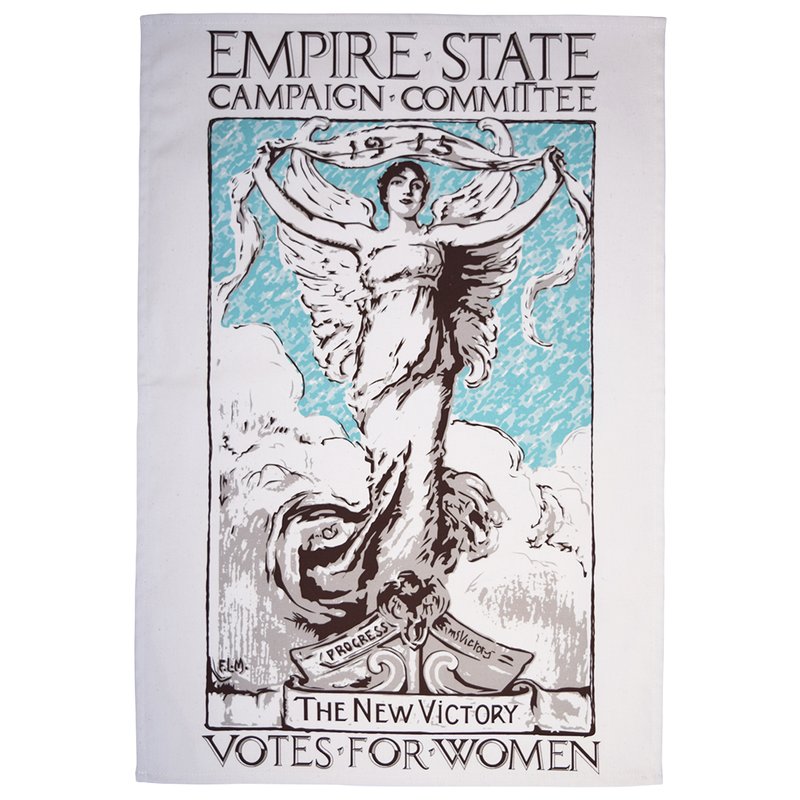 Radical Tea Towel Empire State Committee Votes For Women Tea Towel
