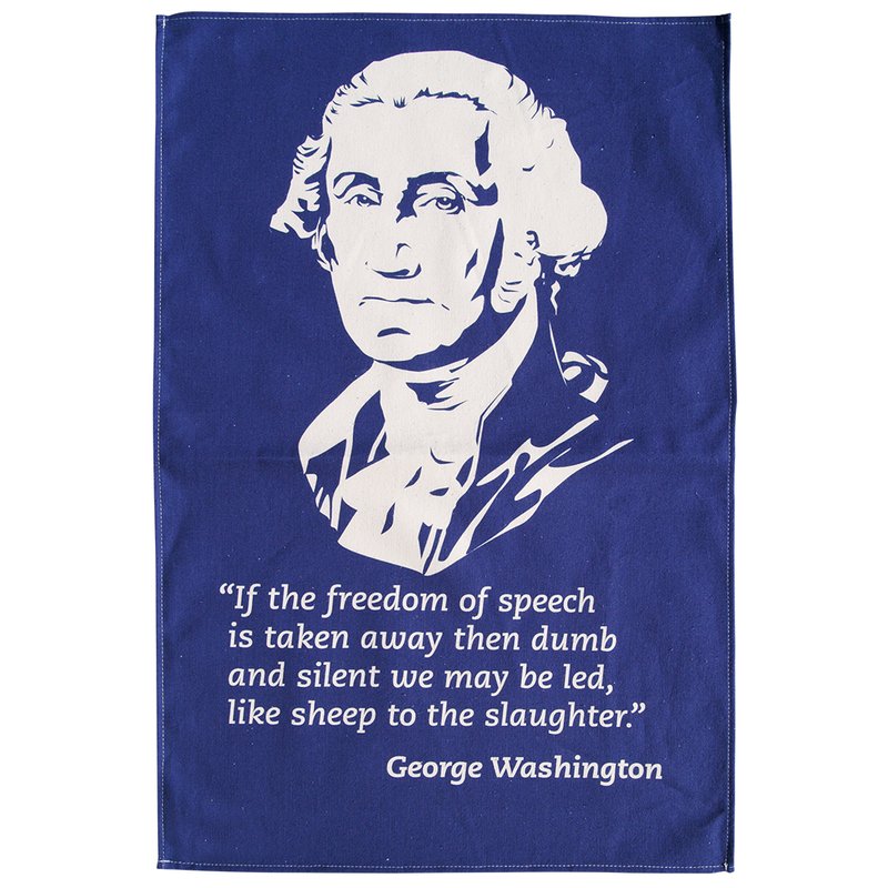 Radical Tea Towel George Washington Tea Towel
