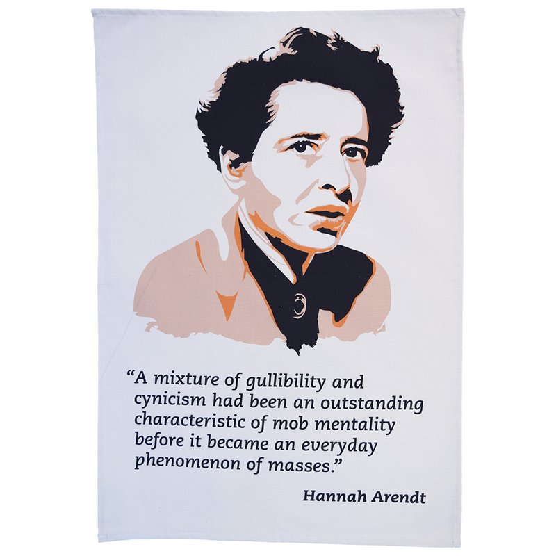Radical Tea Towel Hannah Arendt Tea Towel