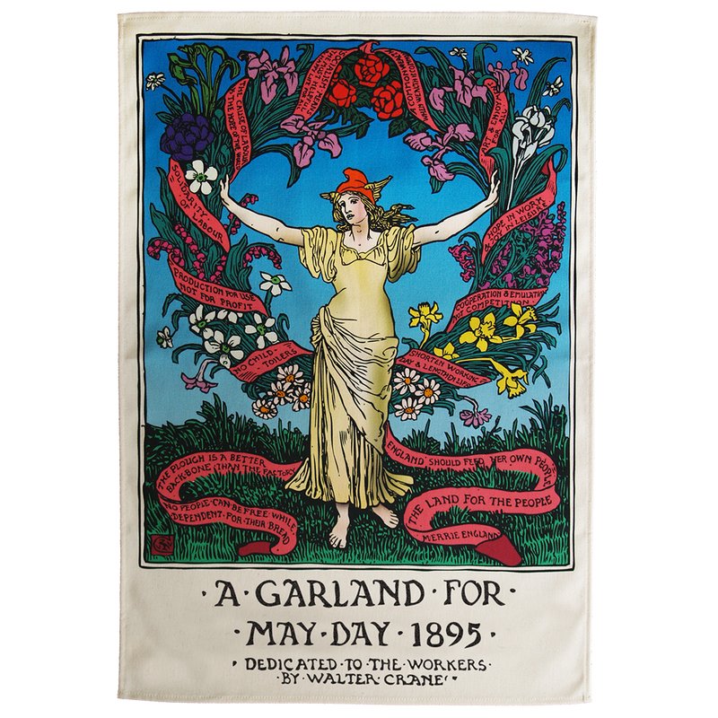 Radical Tea Towel May Day 1895 Tea Towel
