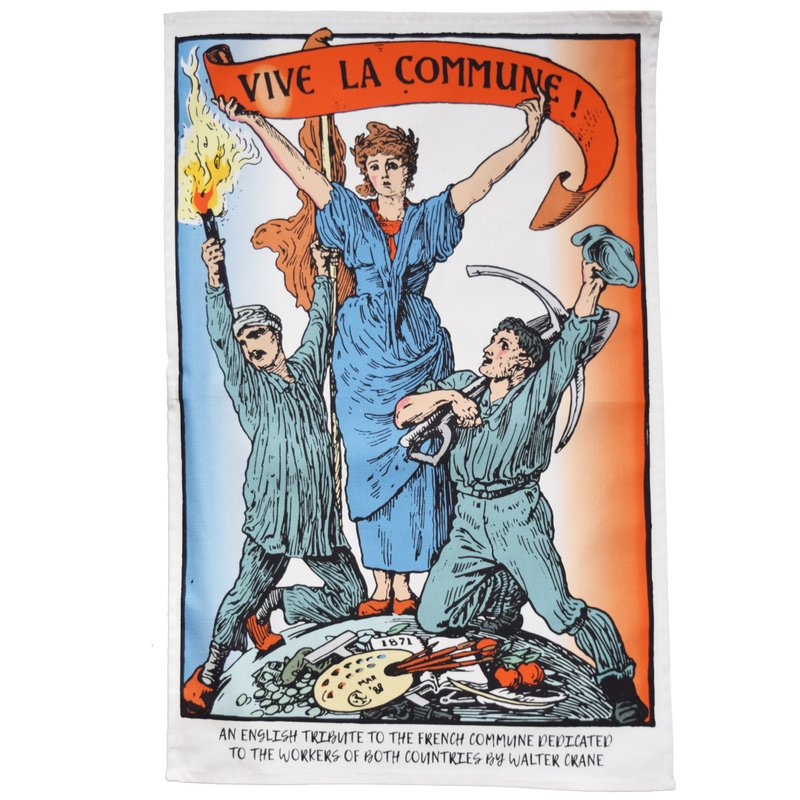 Radical Tea Towel Paris Commune Tea Towel