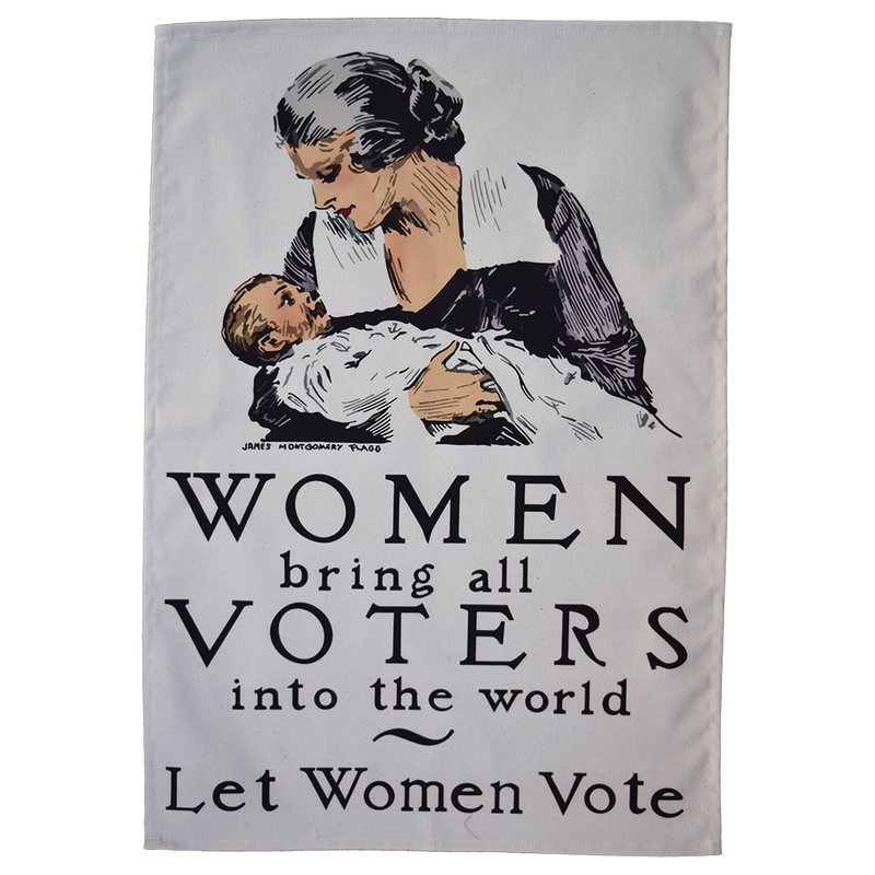 Radical Tea Towel Women Bring All Voters Into The World Tea Towel