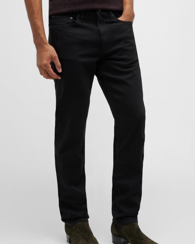 Shop Rag & Bone Men Slim Fit 2 Authentic Regular Rise Stretch Jeans In Black