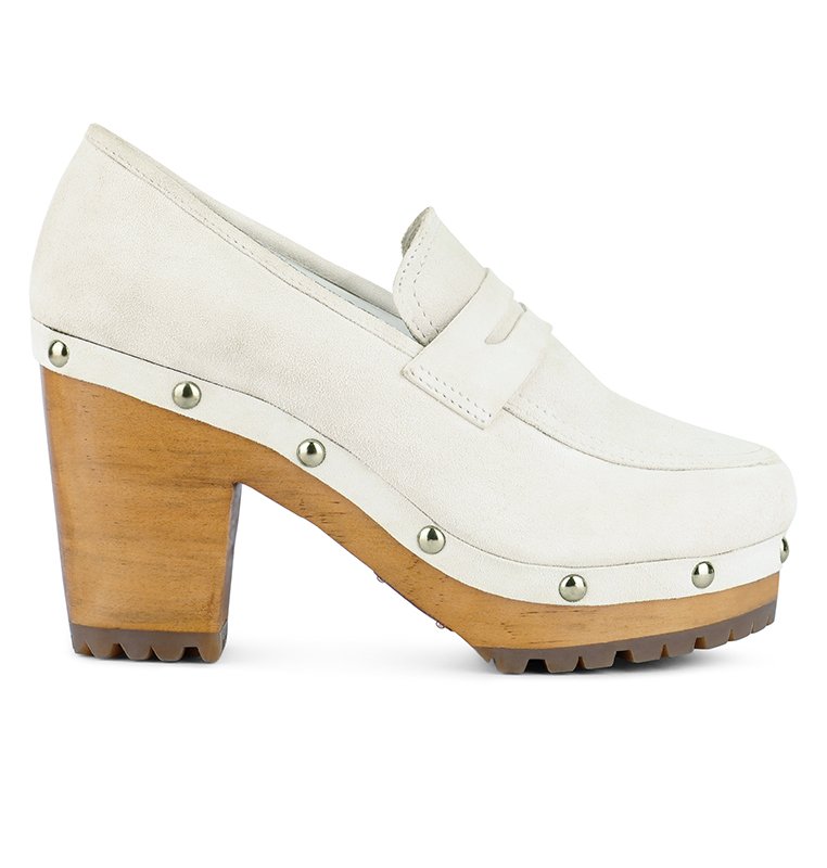 Shop Rag & Co Osage White Clogs Loafers