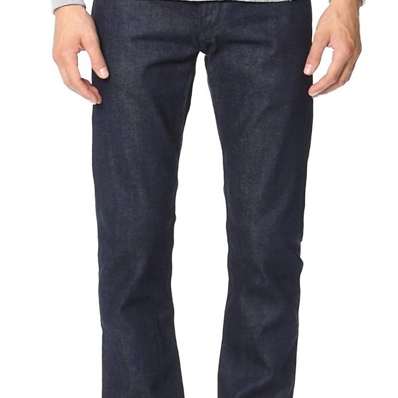 Shop Rag & Bone Standard Issue Tonal Selvedge 5 Pocket Style Jeans In Black
