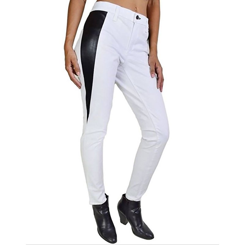 Shop Rag & Bone Women Leather Pop Leggings In White