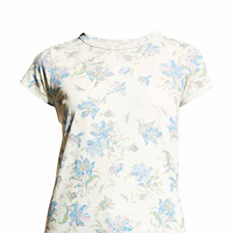 Shop Rag & Bone Women's All Over Floral Short Sleeve Tee In White