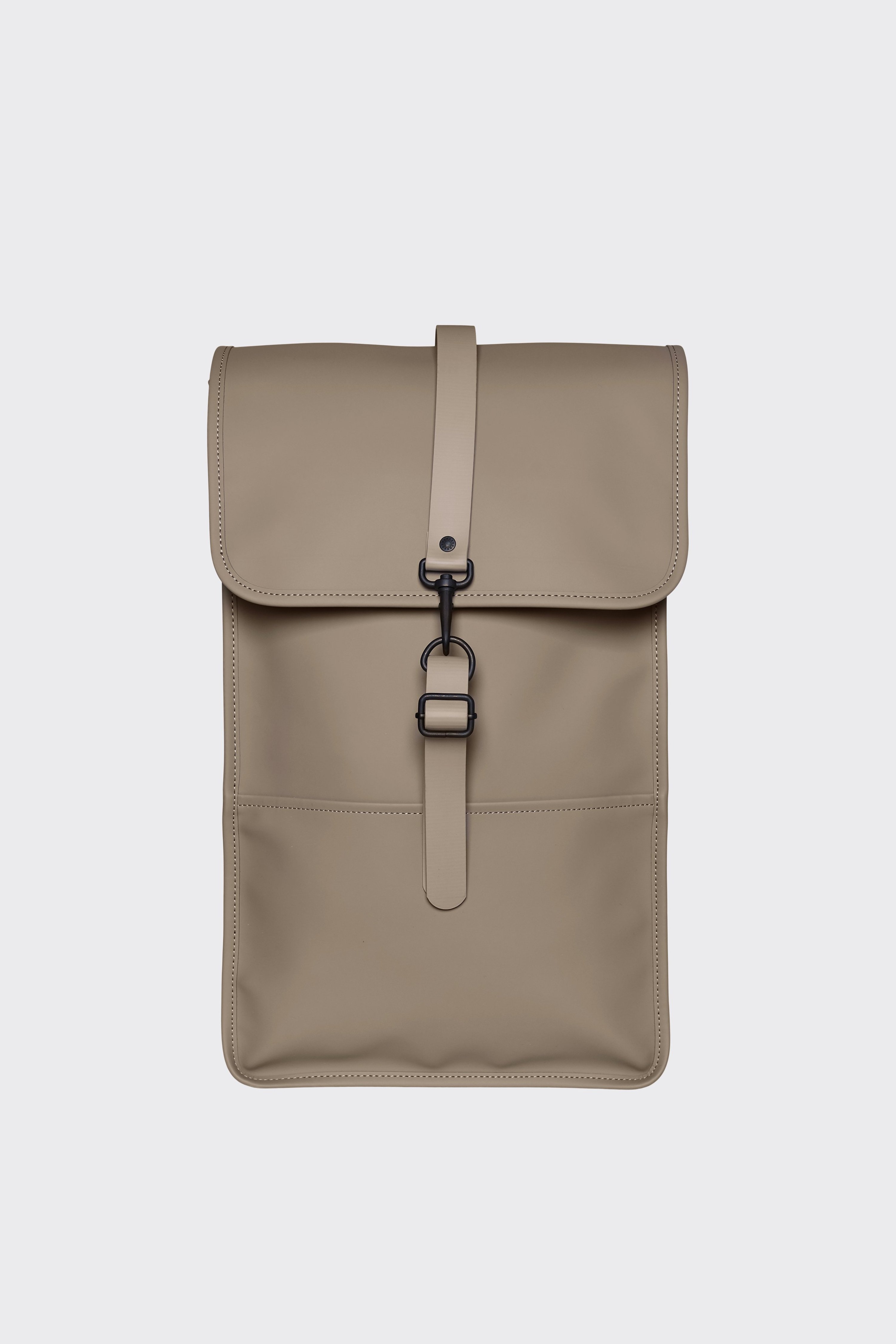 Men's Mini Flap Backpack In Tonal Taupe