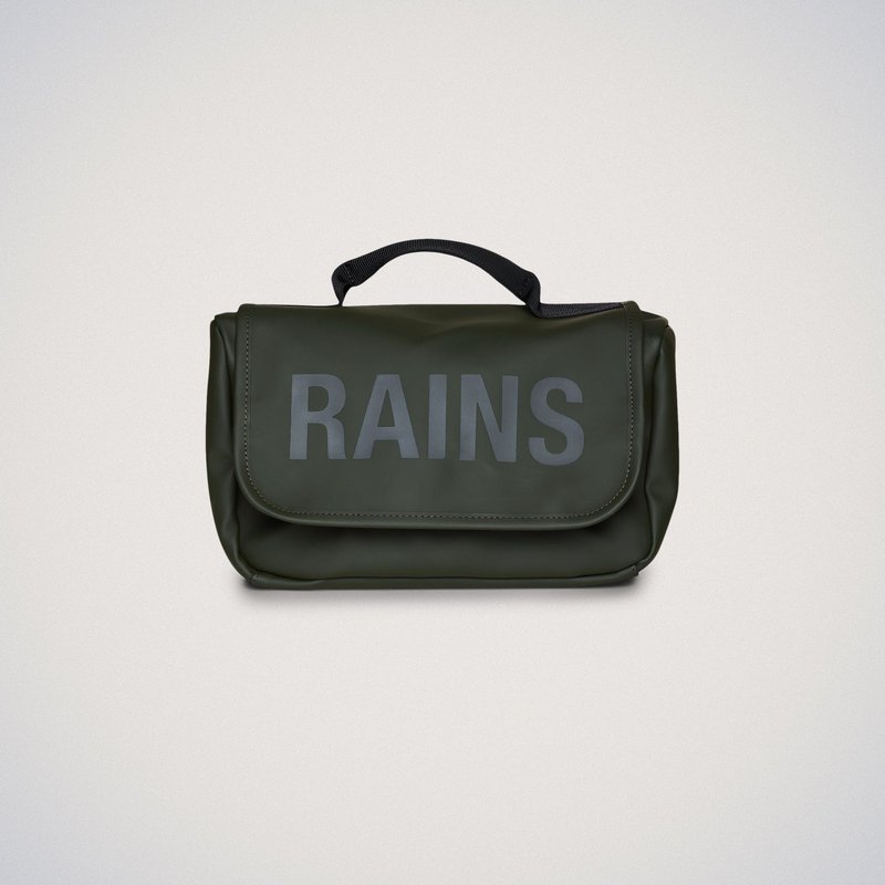 Shop Rains Texel Wash Bag In Green