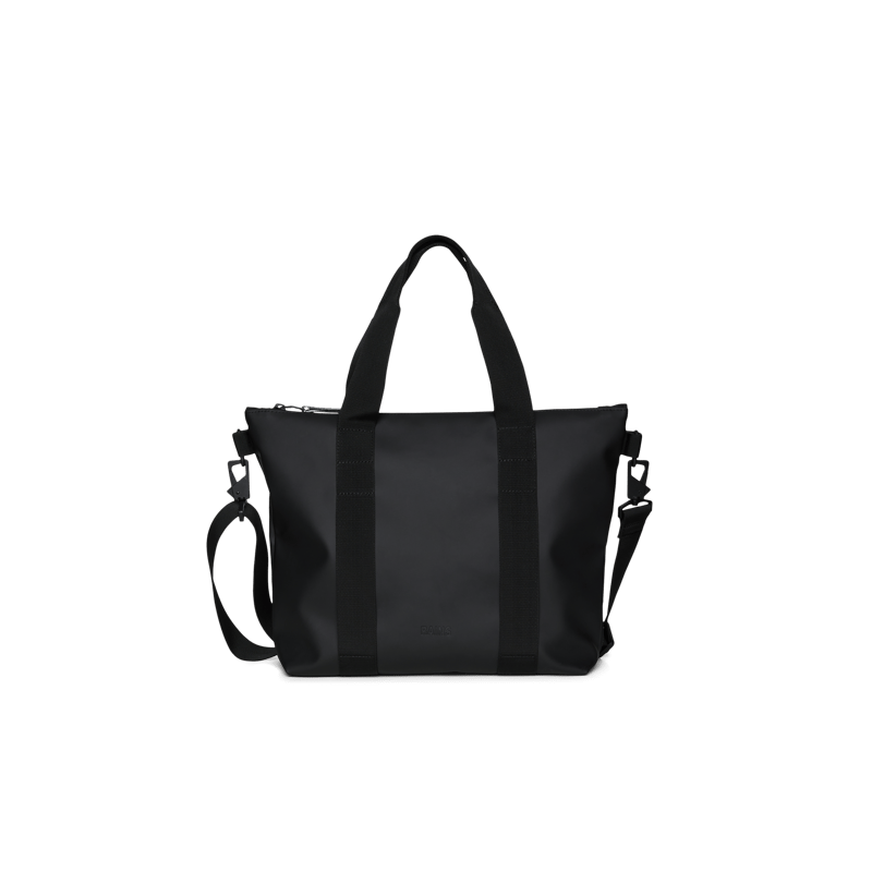 Shop Rains Tote Bag Micro In Black