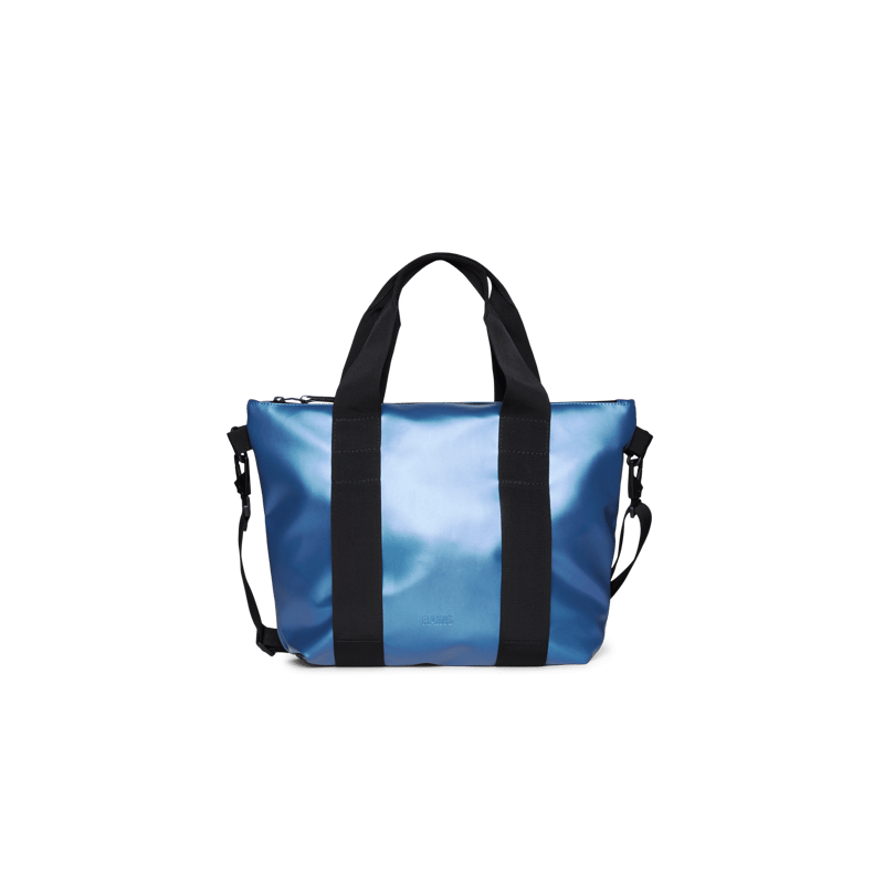 Shop Rains Tote Bag Micro In Blue