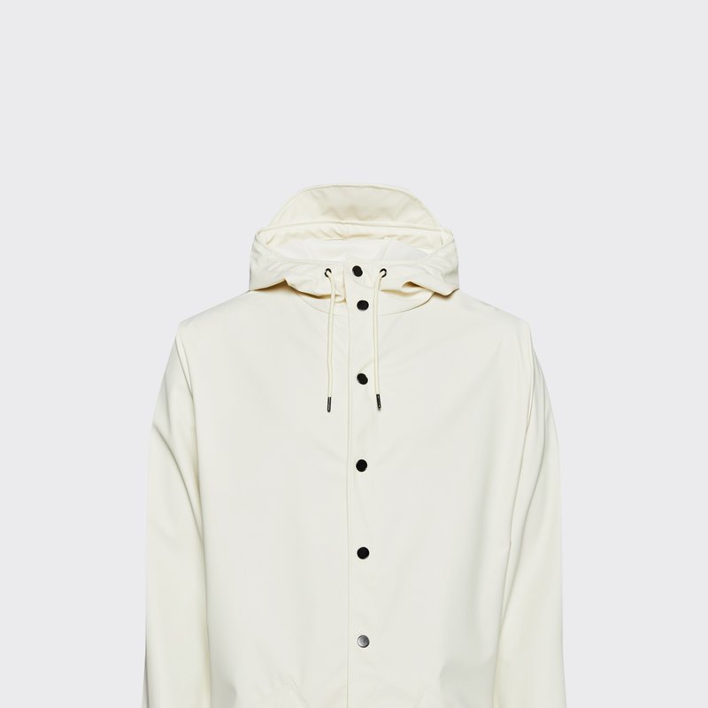 Rains Unisex Jacket In White