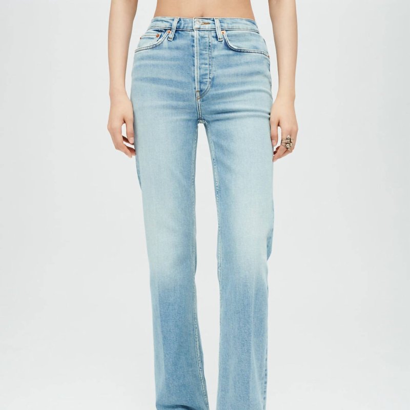 Shop Re/done 70s Bootcut Jean In Blue