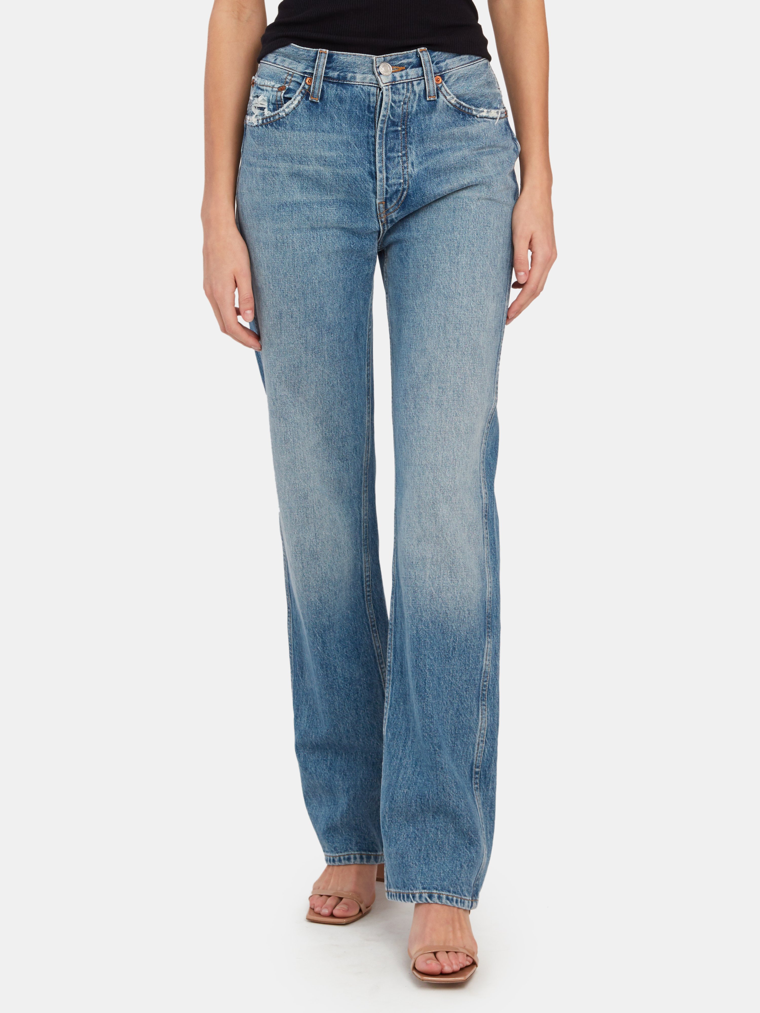 RE/DONE RE/DONE 90S HIGH RISE FULL LENGTH LOOSE JEANS