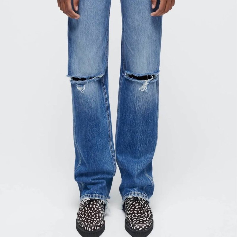 Shop Re/done Women's 90s High Rise Loose Jean In Blue