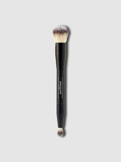 Shop Ready To Wear Beauty Double Effect Concealing Foundation With Double-ended Brush In Brown