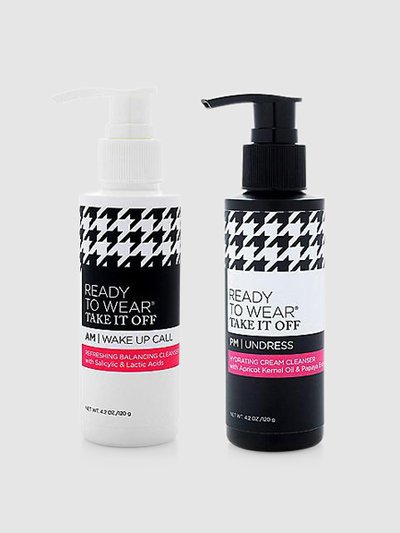 Ready To Wear Beauty Take It Off AM & PM Cleanser Duo product